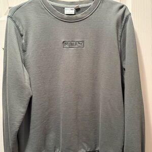 Puma Jade Green-Gray Sweatshirt